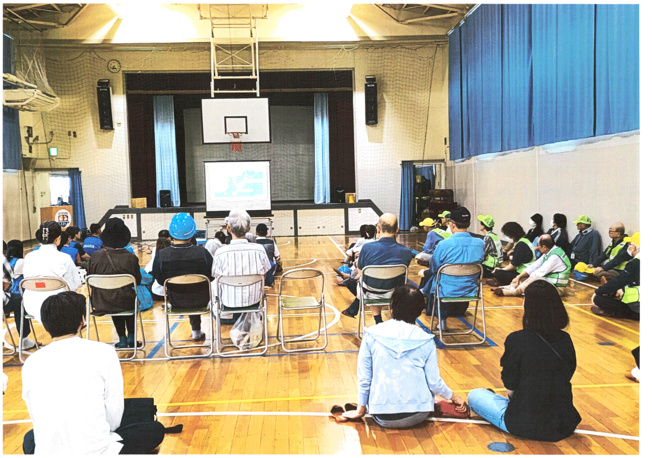 江西学区自主防災訓練